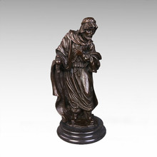 Classical Statue Old Man Bronze Sculpture Tpy-063